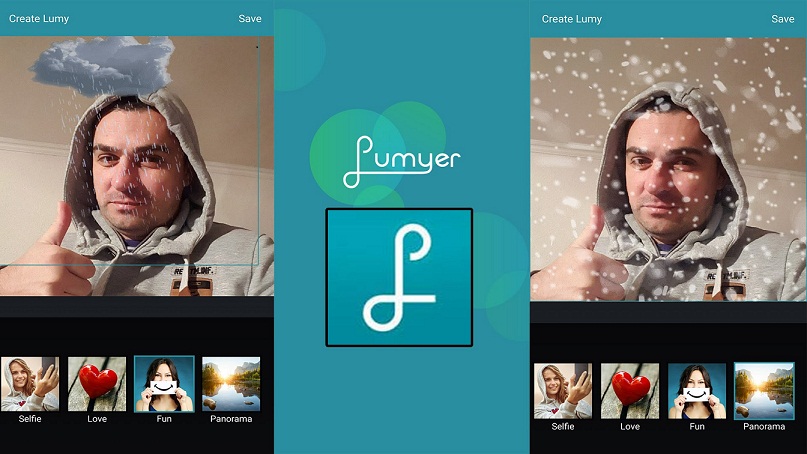 تطبيق Lumyer لاضافة تأثيرات متحركة على الصور وتحويلها لفيديو