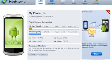 برنامج MobileGo لادارة الهاتف من جهاز الكمبيوتر