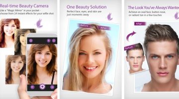 تطبيق YouCam Perfect لاضافة التأثيرات للصور وتحسينها