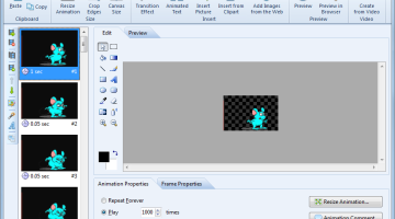 برنامج Easy GIF Animator لتصميم الصور المتحركة