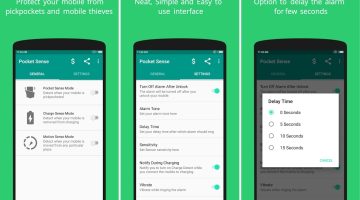 تطبيق Pocket Sense لحماية الهاتف من السرقة