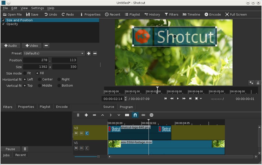 برنامج Shotcut لتعديل وتقطيع الفيديو وعمل المونتاج