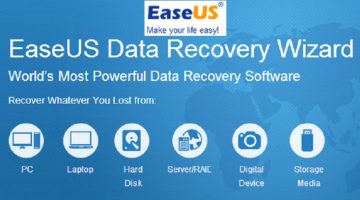 برنامج EaseUS Data Recovery Wizard لاسترجاع الملفات المحذوفة