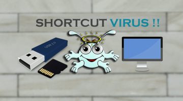 حذف فيروس شورت كت من الكمبيوتر والفلاشة وكارت الميموري