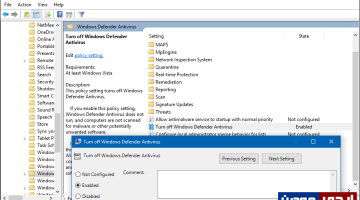 كيفية تعطيل برنامج الحماية “ويندوز ديفندر” فى ويندوز 10