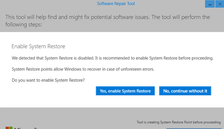 حل مشاكل ويندوز 10 مع أداة Software Repair Tool المجانية