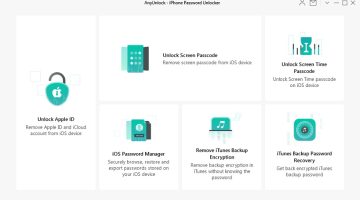 برنامج AnyUnlock لفتح قفل الايفون واستعادة كلمة مرور نسخة ايتونز الاحتياطية